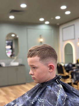 Kids crop fade with a clean lineup at Signature Hair Styles in Hillarys